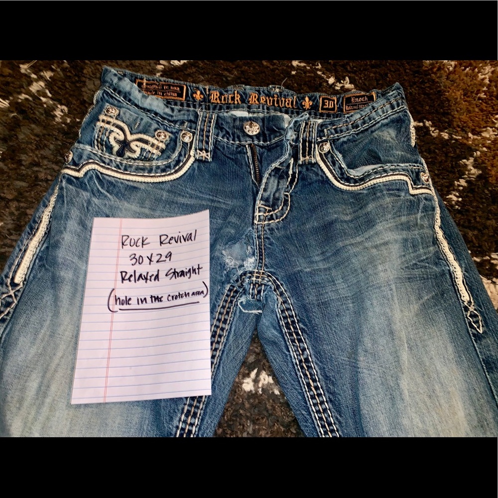 Men’s Rock Revival Jeans 30x29